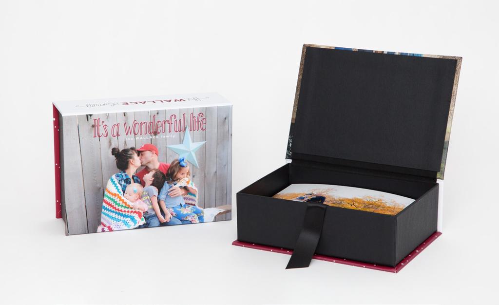Boxes, Cases + USBs Slide Print Box Preserve your cherished Prints in a stunning Slide Print Box.