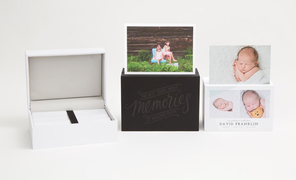 Boxes, enjoy a collection of Prints on your choice of premium paper with an optional white border.
