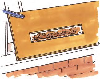 This can effectively be done with a hand router. 2. First remove loose rotten timber from affected area. Open the sash and make sure it is well supported.