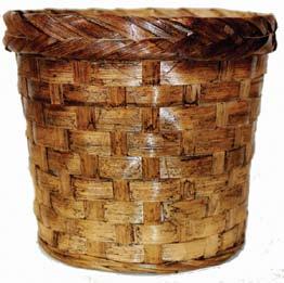 11 61820N 6.5 Wooden Painted Baskets $26.