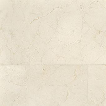 WHITE & CREAM PRINCIPAL STONES WHITE & CREAM PRINCIPAL STONES MONTE BLANC with all natural stone, exact tone and consistency will vary FIELD SIZES 3/8" thick