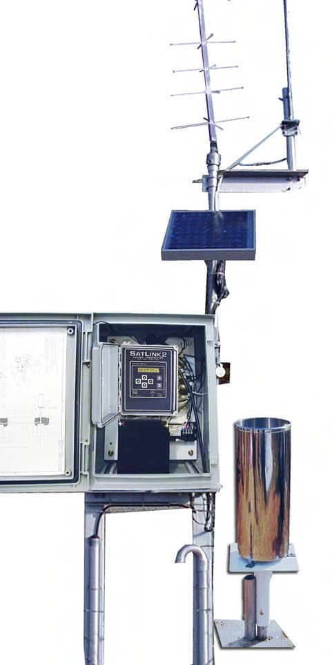 6 SatLink2 rainfall station stand-alone 10 INDEPENDENT MEASUREMENTS: 4 Analog Inputs, SDI-12, Dedicated Tipping Bucket Input Built-In Logger Combines with Existing &/or New Sensors as well as