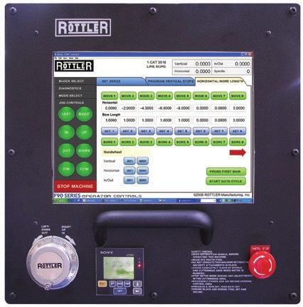 SET UP & MEASURING INSTRUMENTS Rottler has a wide selection of micrometers, probes, indicators,