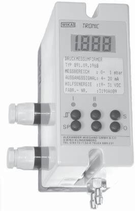 Type DP-10 Special Purpose Transmitter Low Pressure Differential for Clean, Dry Inert Media 0.2 INWC to 200 INWC DP-10 standard stocked part numbers Type DP-10 Data Sheet DP-10 Pressure Conn. 5.
