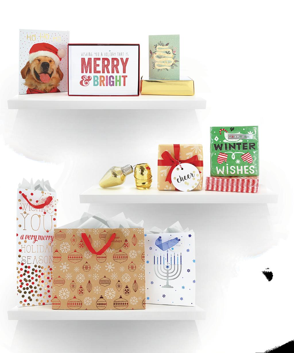 EARLY BUY OFFER OR DER BY M A RCH 1 {2016 Graphique Holiday Collection} Boxed Cards 5% DISCOUNT ON WHOLESALE ORDERS OVER $300 {Must specify promotion code: CSP} Napkins & Gift