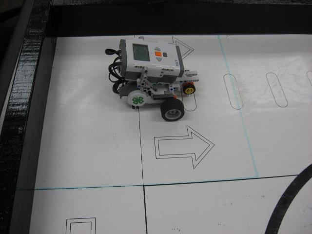 than 14.5. After the robot leaves the base area it may expand to any dimension. 3.2.1 Robot in the base area (green outlined area in the Southwest corner of the mat) 3.3 Robot Operation 3.3.1 Handling the Robot The robot may only be handled by the members while the robot is in the base area.