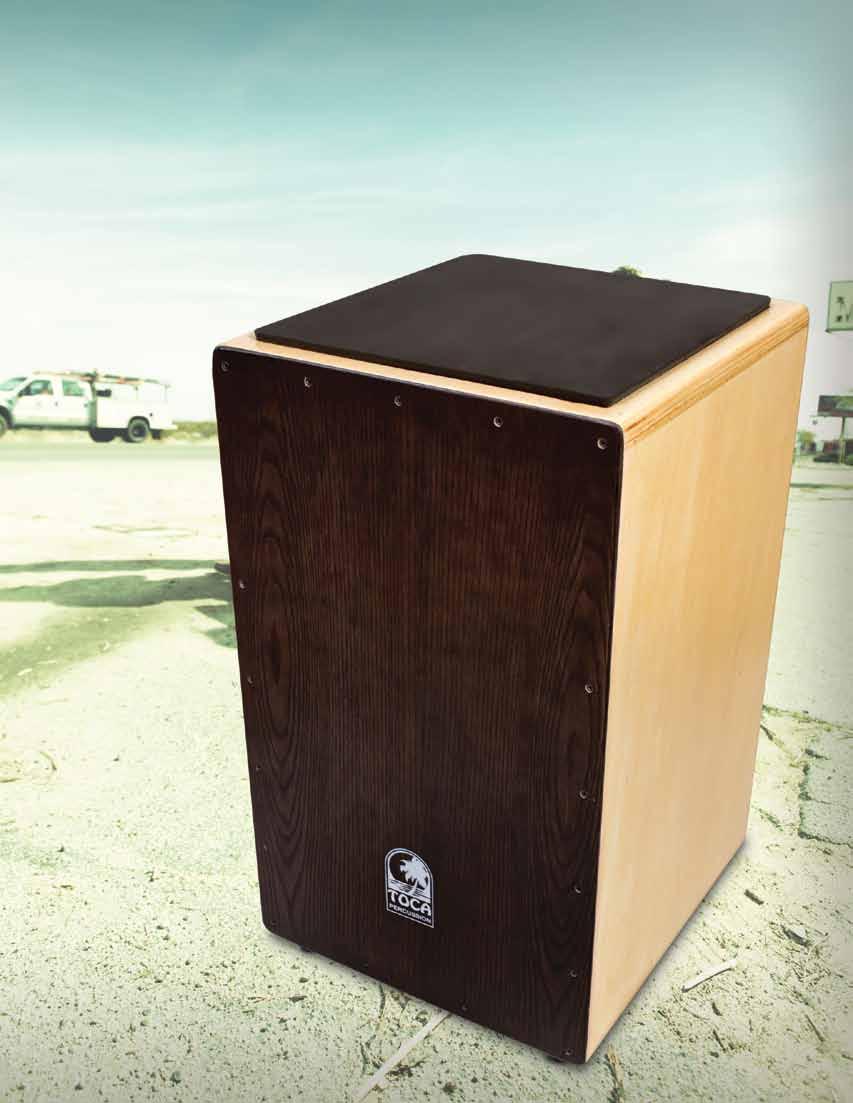 New Toca Cajon with Ash Wood Front Plate Toca has taken their sonically impressive Siam Oak cajon body and added a beautiful ash wood front plate.