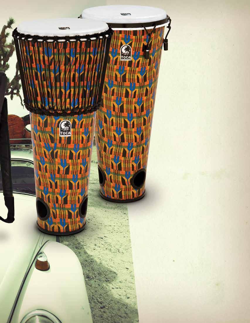 The original Nigerian Ashiko drums were hand carved from a single solid log.