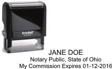 50 SELF-INKING STAMP (NO SEAL) Package N includes a self-inking stamp with your name and