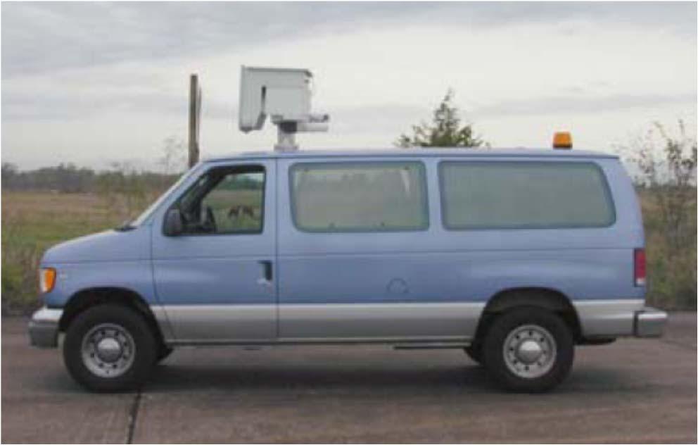 Figure 2. One of the Four FHWA Mobile Sign Retroreflectivity Vans (circa 2002) While the FHWA s van was an ambitious project, it was ahead of its time in many ways.