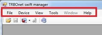 7. 1 TRBOnet Swift Manager Main Window Figure represents how TRBOnet Swift Manager