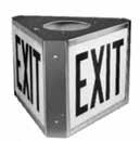 Three-Way Exit Sign Single-Sided Exit Sign 150-300 W (AAU-15N) A-23 PS-25 200-300 W (AAU-2NS) PS-30 Epoxy enameled steel 152.