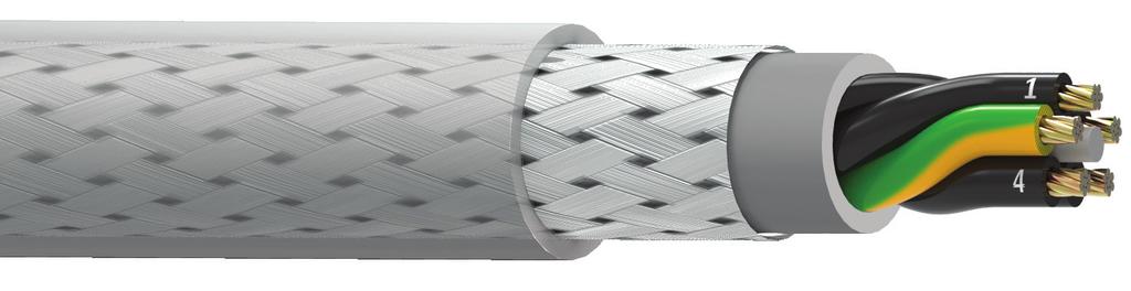 Be Certain with Belden MachFlex 73000WS Series 600 V Shielded, Light to Moderate Flexing Applications Up to 1 Million Flex Life Cycles 20 AWG (0.51 mm²) Stranding: 10/30 (10 x 0.25 mm) 73003WS 3 0.