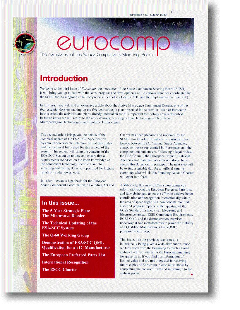 4 (DECEMBER 2000) NEWSLETTER OF THE ESA DIRECTORATE OF MANNED SPACEFLIGHT AND MICROGRAVITY WILSON A. & SCHUERMANN B. (EDS.