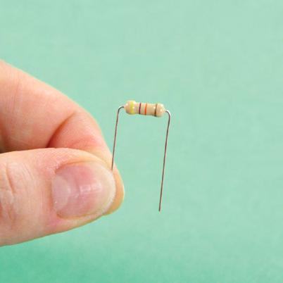 Also, if you look at the body of the resistor, you ll see that there are different coloured stripes.