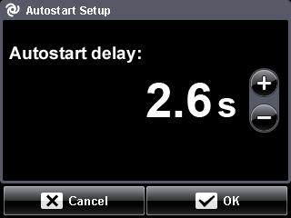 102 Chapter 6 Push Button Functions Select Menu screen Autostart Setup screen Figure 6.