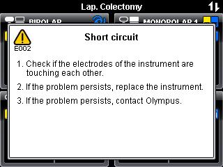 Chapter 8 Troubleshooting 113 8.2 Error screen, codes and measures Follow the troubleshooting advices in this chapter, to identify or correct failures.