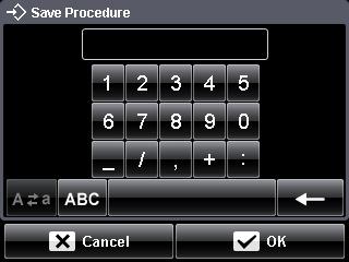 6 Uppercase / lowercase button Backspace button Keyboard screen (uppercase) Keyboard screen (lowercase) Figure 6.7 4.