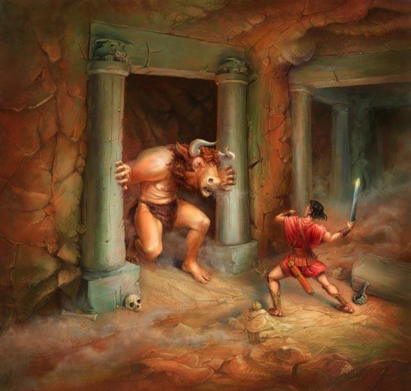 Roman gladiator battles as