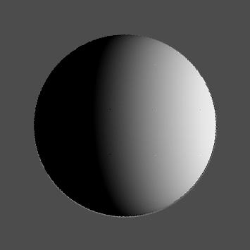 (as part of objective B) the same as the reflectance of the sphere itself. But, sadly, that doesn t look so much like a sphere.