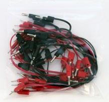 Volt, AC Power Cord (Black) 8 12 red pin patch cords 3 12 black pin patch
