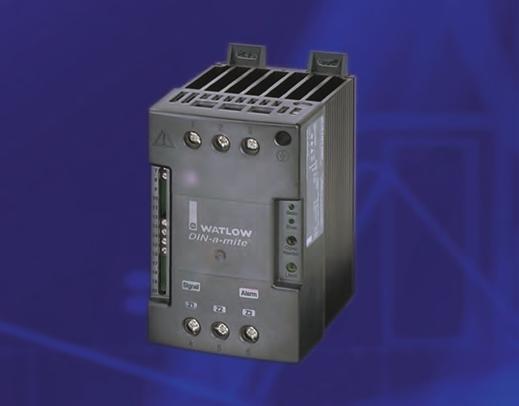 DIN-A-MITE C SCR Power Controller Delivers Up To 80 Amperes in a Compact Package TOTAL CUSTOMER SATISFACTION 3 Year Warranty The Watlow DIN-A-MITE Style C silicon controlled rectifier (SCR) power