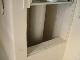 ROOF ASSEMBLY FURNACE VENT In the utility room or where the furnace is located, there is an access panel to inspect