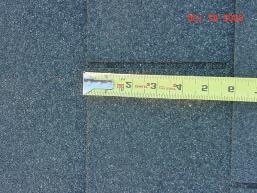 Here is an overexposed shingle. Today almost all the shingles used are metric sized and allow a maximum exposure of 5 5/8.