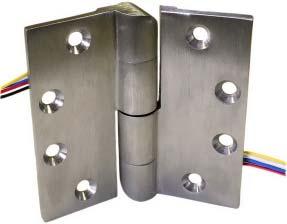 NW 645ETHUL ELECTRIC TRANSFER HINGE, UL RATING Material: Stainless Steel, Investment Cast