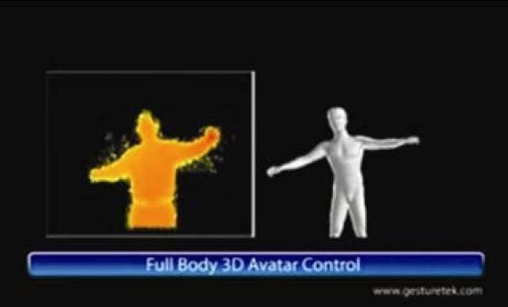 Figure 3. Hyper Presentation by D strict Figure 4. GestureTek s 3D Avatar Figure 5.