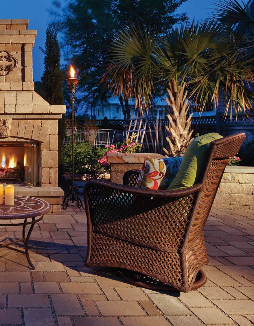Fire Features 48% of homeowners plan to add an outdoor fire feature to an existing space.
