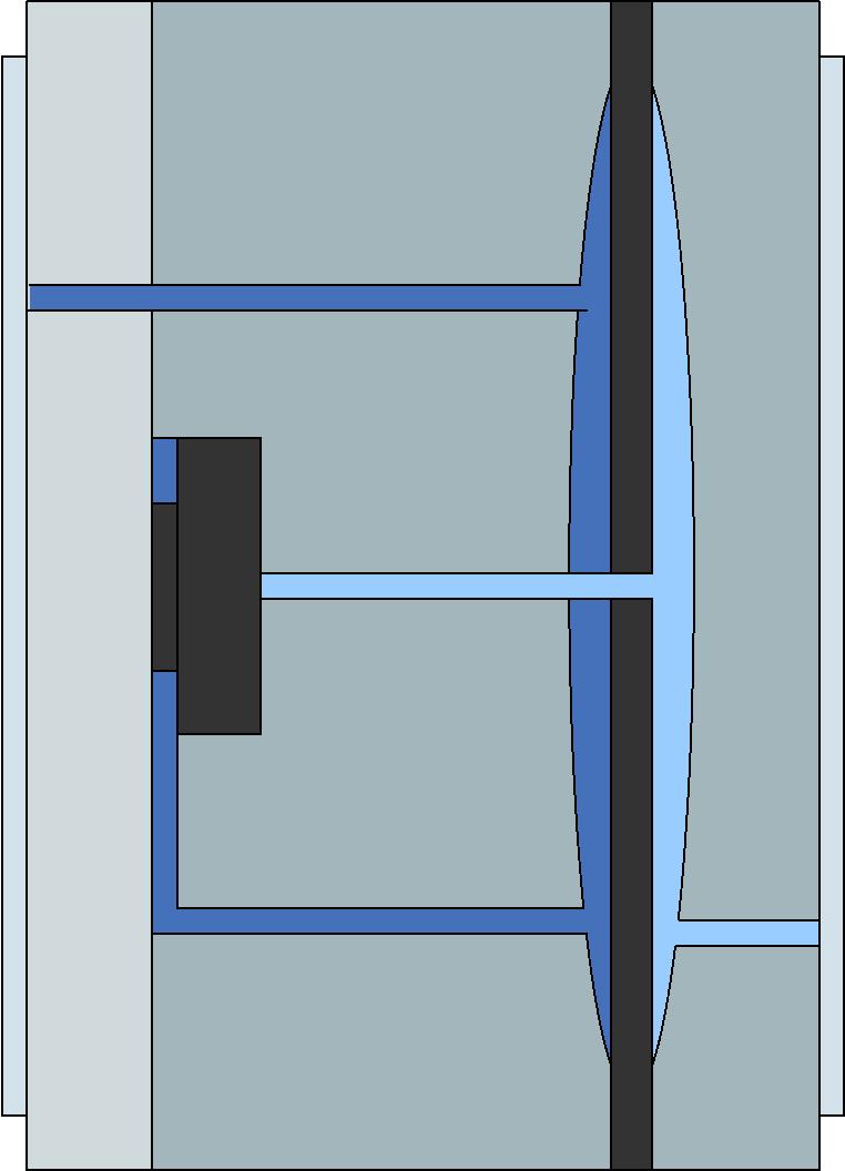 Primary element of a pressure transmitter. The secondary element (the conditioning circuit) converts this change in electrical resistance into a signal suitable for transmission to a controller.