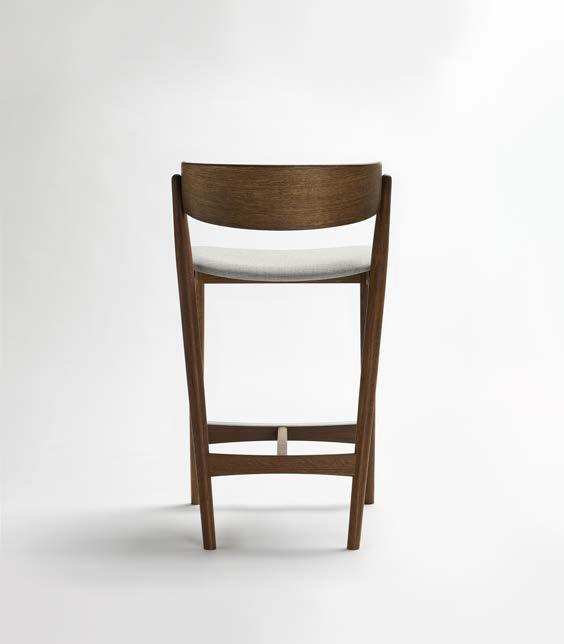 The refined barstool is the latest member of the Sibast No 7 family.