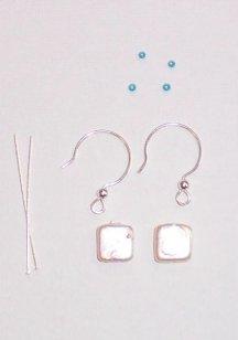 Step 1 Gather your supplies 2 Headpins of a gauge that will fit through your bead holes 4 turquoise
