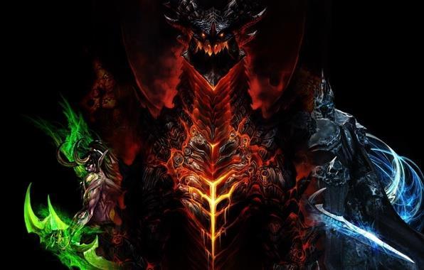 Sweeney 4 Enemies from World of Warcraft; from left to right: Illidan Stormrage, Deathwing, and the Lich King While a brief telling on the history of World of Warcraft, players have made stories and