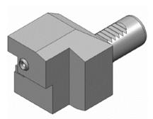 Shank 16 x 16 mm, Spindle direction M4 - VDI 25 (according to DIN 69880) R2Z 420W Face and O.D. Turning holder M3 - left Single tool holder for machining at the main spindle or between both spindles.