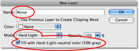 layer if we want to. This isn t absolutely necessary but since I m getting a bit of a headache seeing layer names like Layer 1 copy 2, I m going to name this new layer Noise.