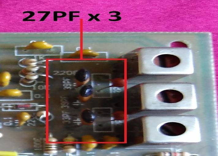 Band Pass Filter: For Band Pass Filter coils L1 L2 L3 we are using the same coils as used in Bitx20mt. These coils tune between 2.5uh to 4uh. These coils work okay for 40mt also.