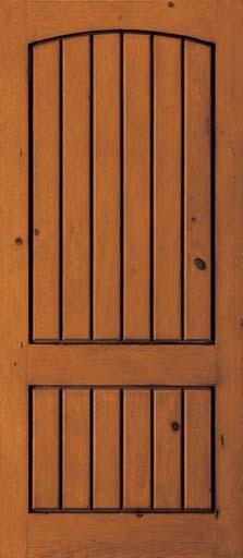 OLD WORLD COLLECTION A1322 Knotty Alder Woodgrain Panel Door, Antique Honey Finish «A1322 Door, see page 75 for details