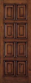 A1208 Knotty Alder Woodgrain Panel Door,
