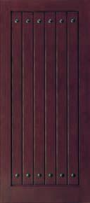 OLD WORLD COLLECTION A1301 Mahogany Woodgrain Panel Door, Sequoia
