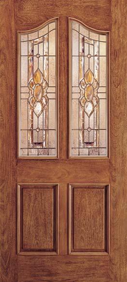 Mahogany Woodgrain Panel Door, Cashmere Finish,