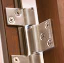 PATIO DOOR OPTIONS Folding door hardware Standard hardware finishes include Brushed Stainless Steel and Oil-Rubbed Bronze.* Optional finishes are also available.