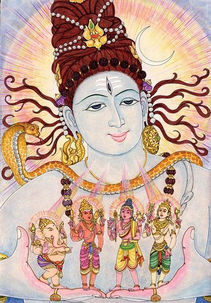 atât ca și Creator cât și ca Distrugător. Pe lângă asta, Shiva este aspectul suprem a lui Dumnezeu în Shivaism (celălalt este Vishnavismul, monoteismul lui Vishnu).