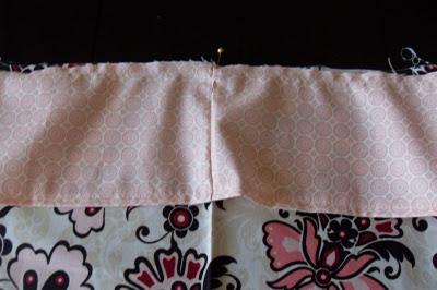 This will help you to gather your ruffle evenly on each side.