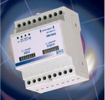 Three Phase DIN Rail Combined Energy Meters DRV-3PCT-415 Three Phase 400V CT Connected 5A, Pulse Output, 3 or 4 Wire System This innovative four DIN module combined energy meter counts the real