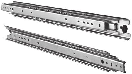 Height: 3-51/64" Clearance: 1/2", plus 1/32" minus 0" each side Mounts to either face frame or 32mm frameless applications Factory-attached drawer release clips Quick disconnect drawer rails Hold-in