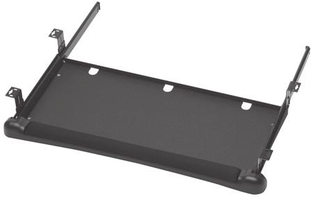 KVKD1000* 28[¾]" W x 10" D 25[¾] x 10 1 5700 Adjustable Keyboard Tray Complete plastic keyboard tray unit with seven-position height-adjustable mounting brackets from 2-11/32 to 3-11/16 Brackets