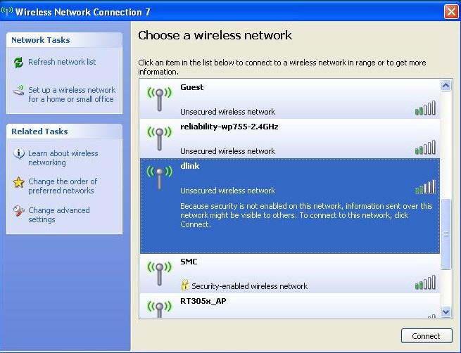 NETWORK CONNECTION Once the device driver is well installed, a network setting described in the following should be also