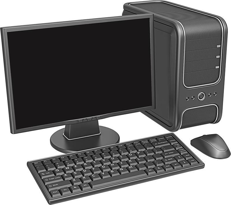 Personal Computer (Optional) 8990-0A The Personal Computer consists of a desktop computer running under Windows 10. A monitor, keyboard, and mouse are included.